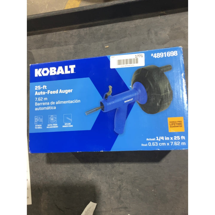 Lot # 1771 Kobalt Auto Feed Auger $38.00