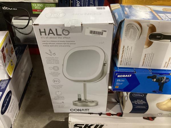 Lot # 1386 Conair LED Double-Sided 1x/10x Vanity Mirror $69