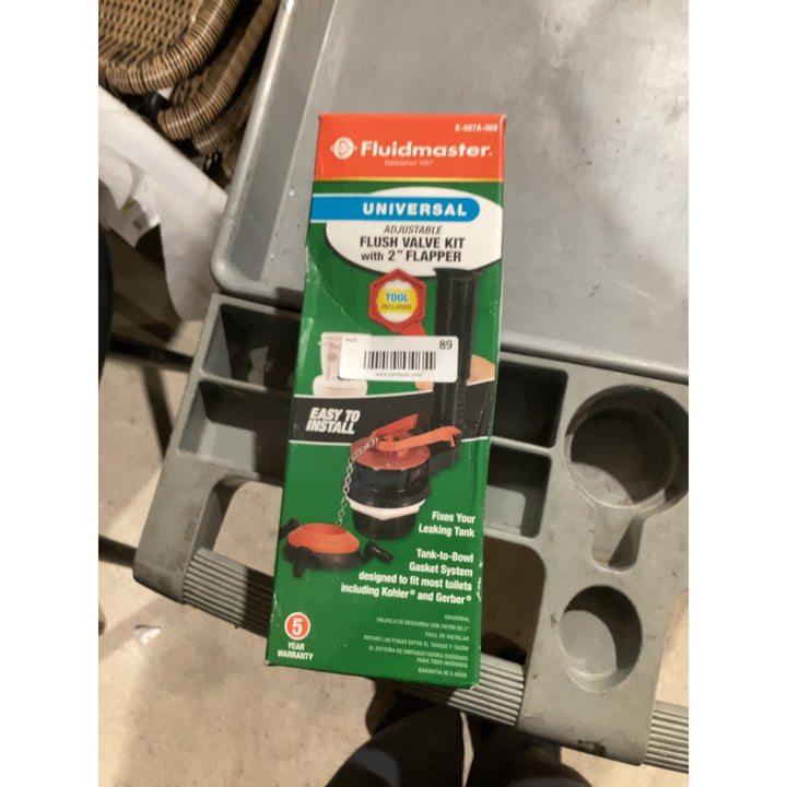 Lot # 89 Fluidmaster K-507A-008 Flush Valve Repair Kit $32.68
