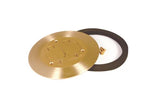 Raco Floor Box Cover Round Brass