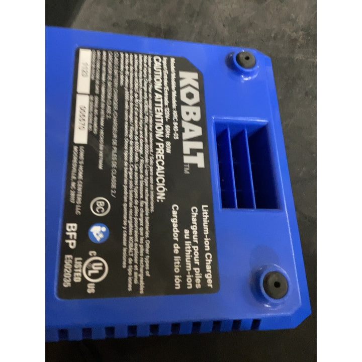 Lot # 627 Kobalt KRC 9406-03 Battery Charger $40.00