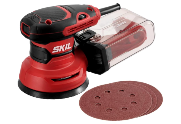 Lot # 346 SKIL 5” Orbital Sander with Cyclonic Dust Box $38