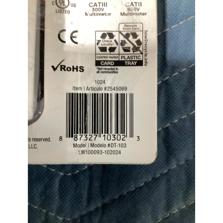 Lot # 15 Kobalt Multimeter $21.00