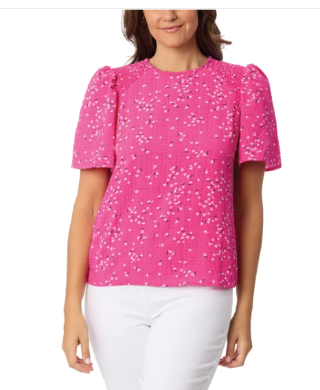 Draper James Women's Flutter Sleeve Blouse -Large