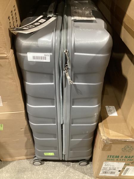 Lot # 1621 Samsonite Ziplite 6 Hardside Spinner Luggage, Silver