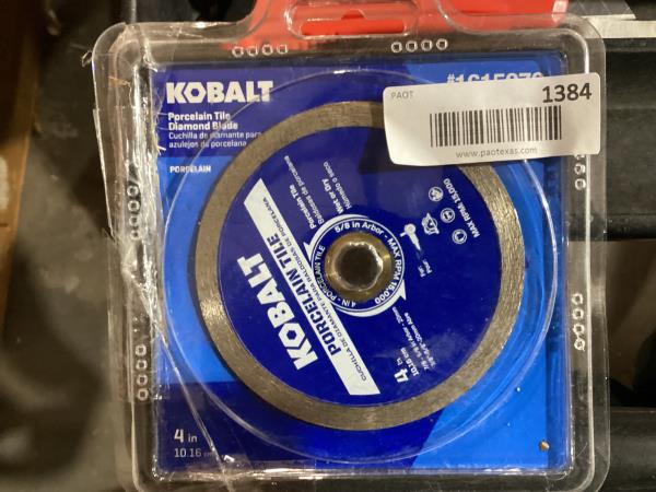 Lot # 1384 Kobalt 4" Porcelain Tile Diamond Blade