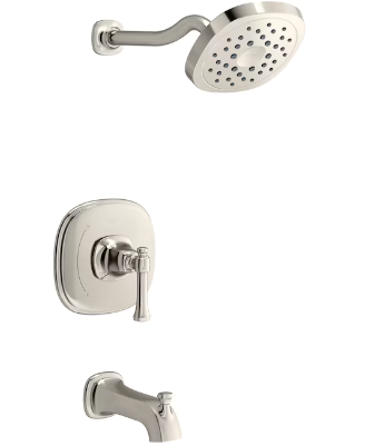 Lot # 1390 Florez Polished Nickel Bath/Shower Faucet $89