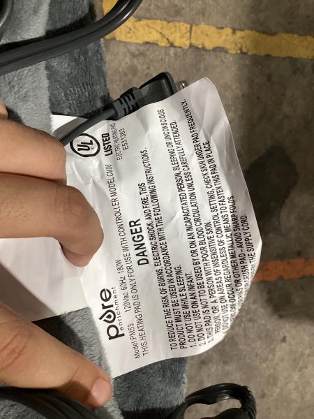 Lot # 313 pure heat blanket $77