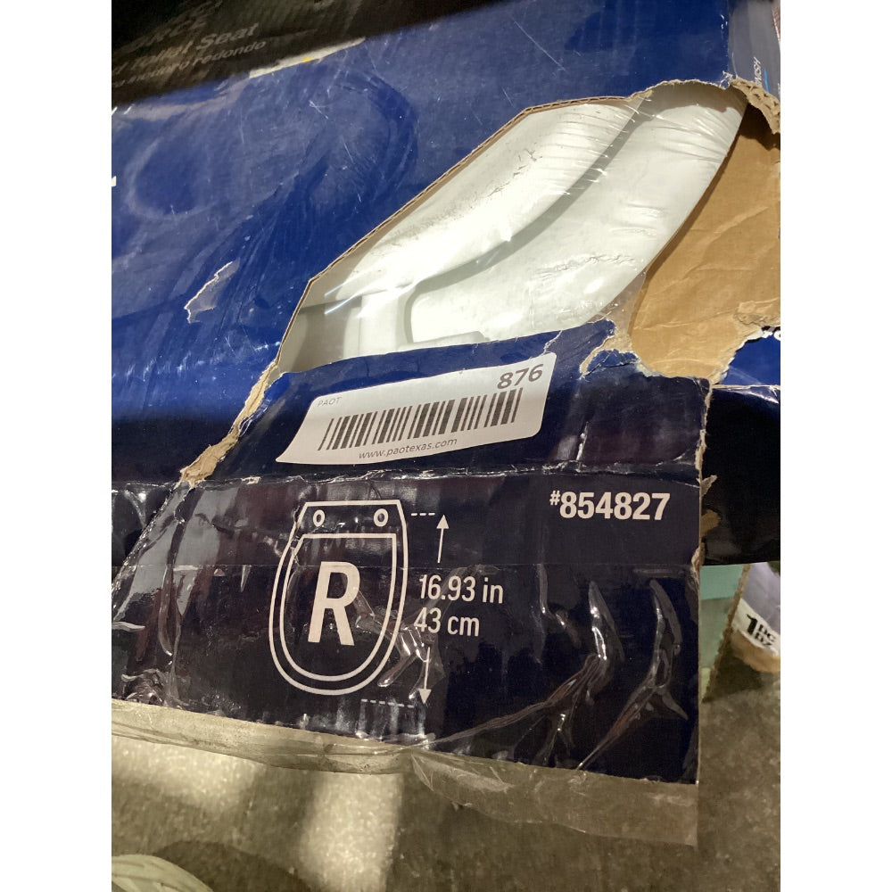 Lot # 876 PROJECT SOURCE Round Toilet Seat $15