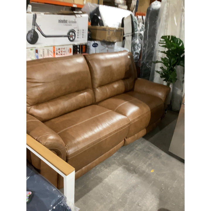 Lot # 2302 Brown Sofa $650