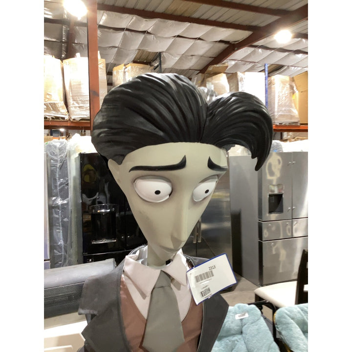 Lot # 2313 Gray Life-size Corpse Bride Victor Statue $250.00