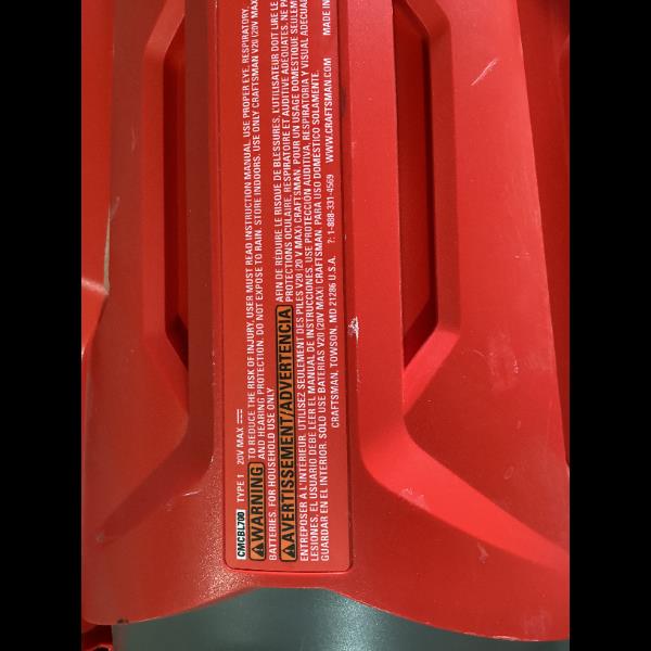 Lot # 1302 CRAFTSMAN Leaf Blower CMBL700 $129