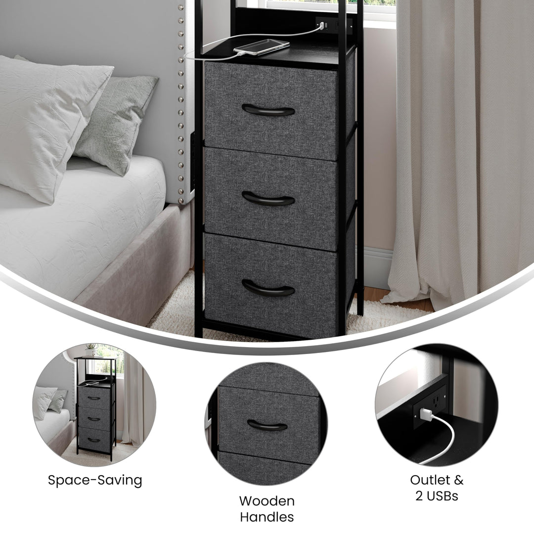 Lot # 2061 Flash Furniture 2061 Nightstand $100.38