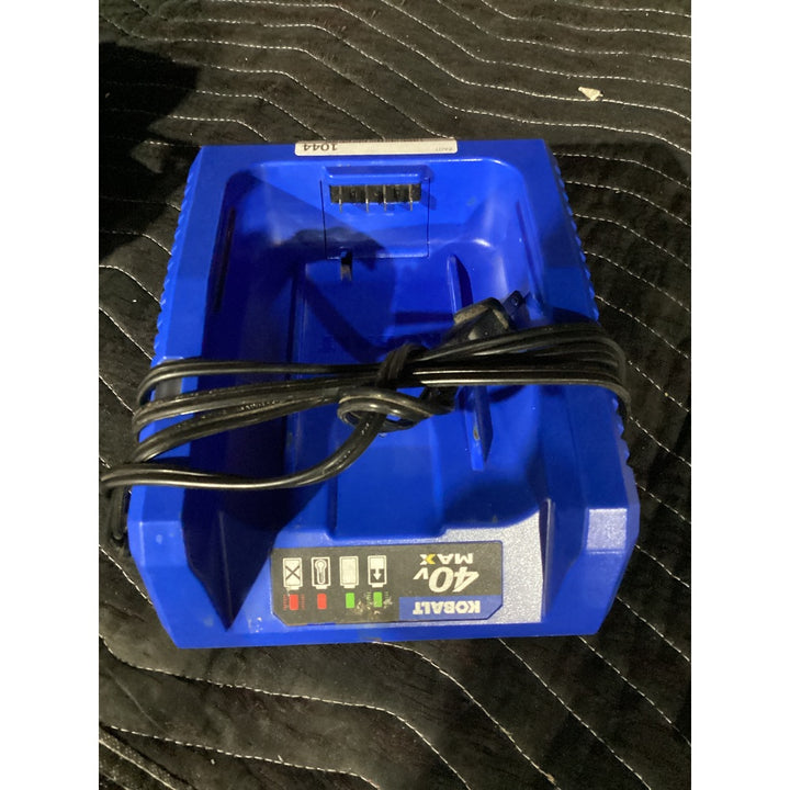 Lot # 1044 KOBALT KRC 840-03 40V MAX Lithium-ion Battery Charger, Blue