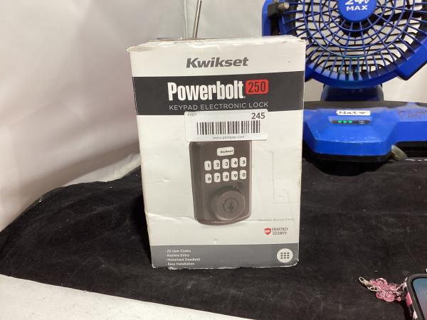 Lot # 245 Kwikset 11P SMT Power Keyless Entry Deadbolt $85