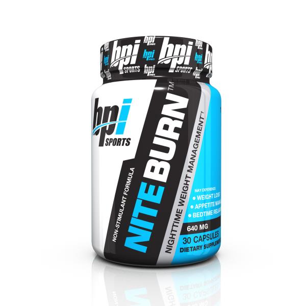 BPI Sports Nite Burn Fat Burner  Unflavored  30 Servings