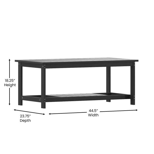 Lot # 1686 Flash Furniture Two Tiered  Coffee Table $215