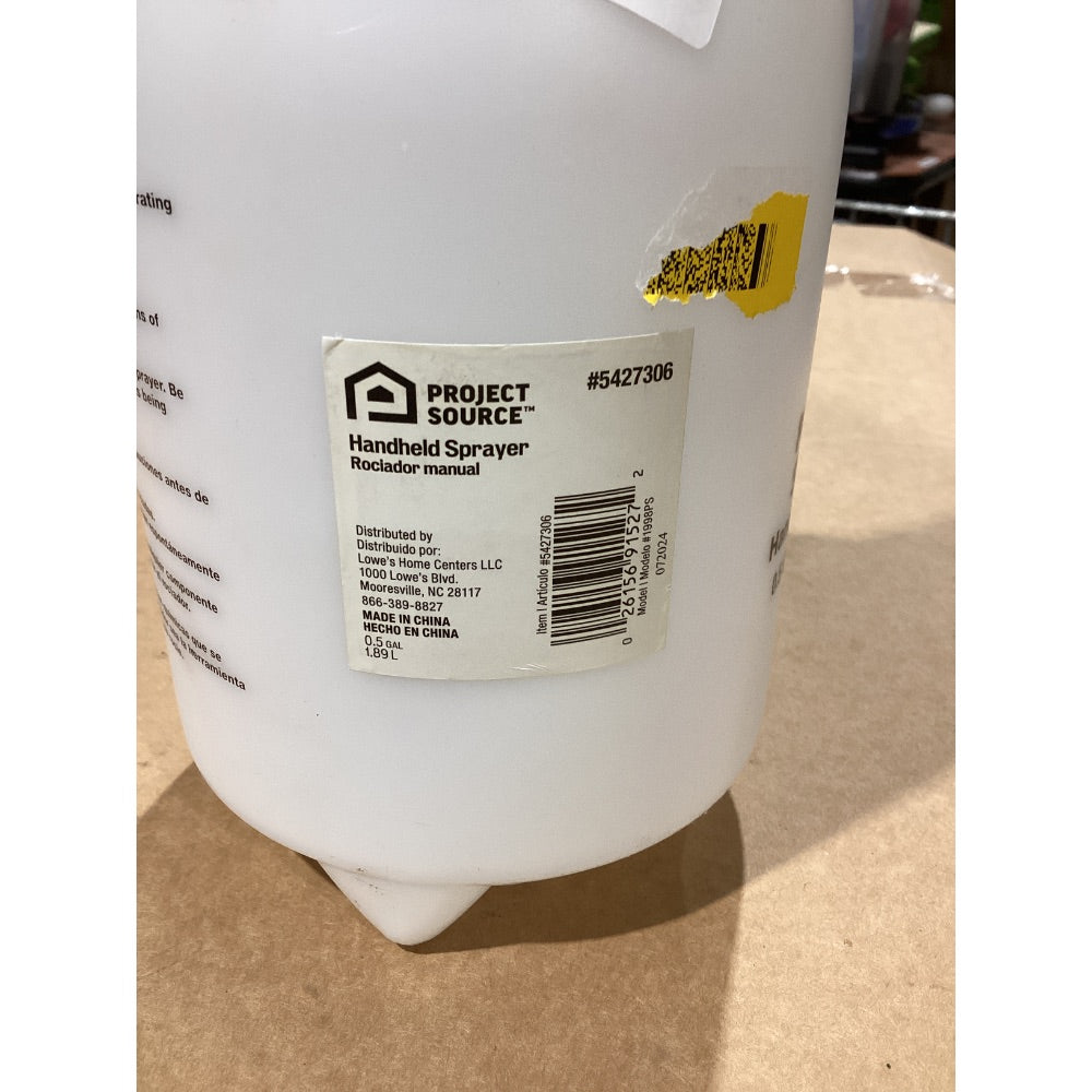 Lot # 133 PROJECT SOURCE 1 Gal Handheld Sprayer $12.00