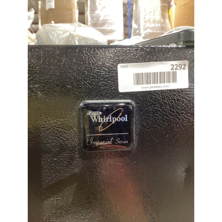 Lot # 2292 Whirlpool Black Refrigerator $600