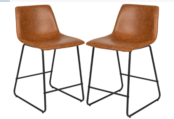 Lot # 1583 Flash Furniture 24" Counter Height Stools $100