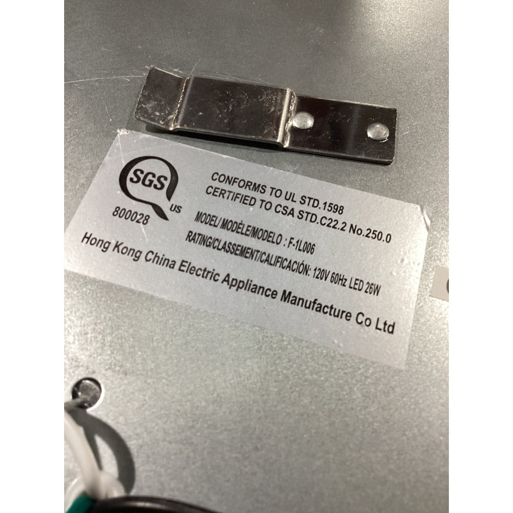 Lot # 153 HK Electric Mfg. Co. F-1L006 LED Flush Light