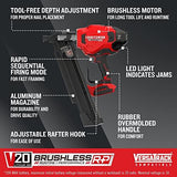 CRAFTSMAN V20 Brushless RP 3-1/4-in 21-Degree Cordless Roundhead Framing Nailer (Battery and Charger Not Included)