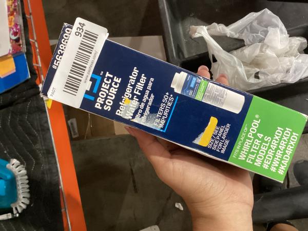 Lot # 934 Project Source Whirlpool Water Filter $30.00