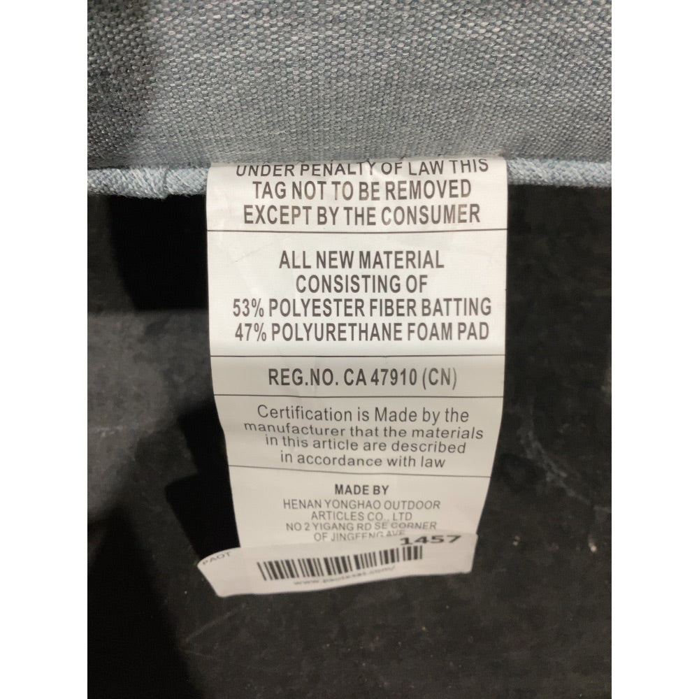 Lot # 1457 Yonghao Cushion $20.00