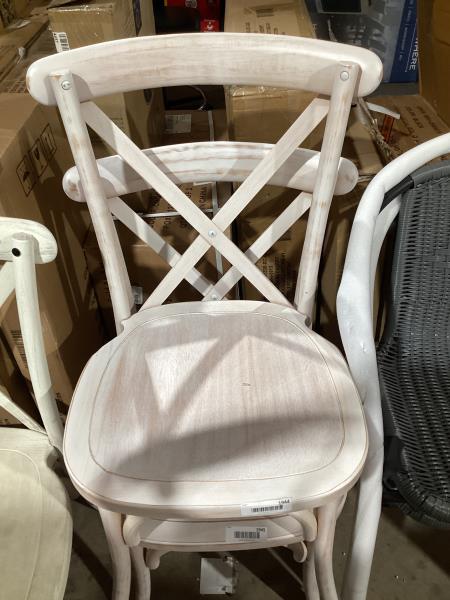 Lot # 1944 Crossback chair White $119