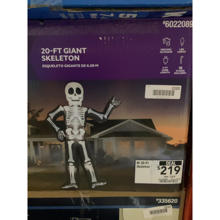 Lot # 2220 Haunted Living Skeleton $20.00