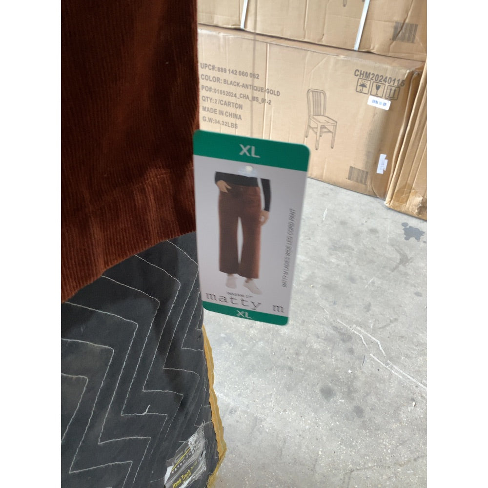 Lot # 979 Matty M Corduroy Wide Leg Pants $23.99