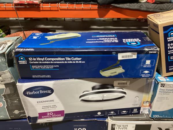 Lot # 1002 Project Source 12" Vinyl Tile Cutter $46