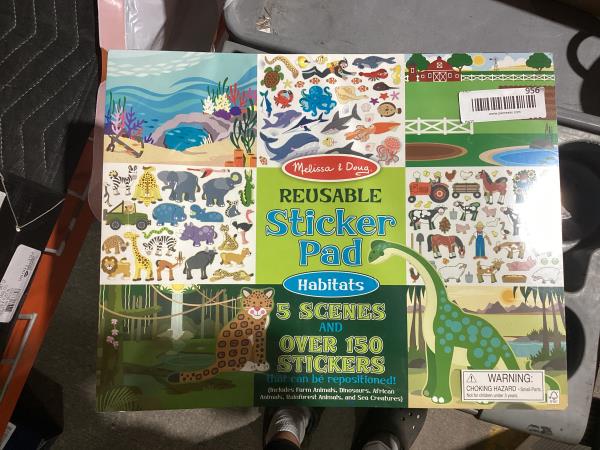 Lot # 956 Melissa & Doug Reusable Sticker Pad: Habitats - 150+ Reusable Stickers - FSC Certified