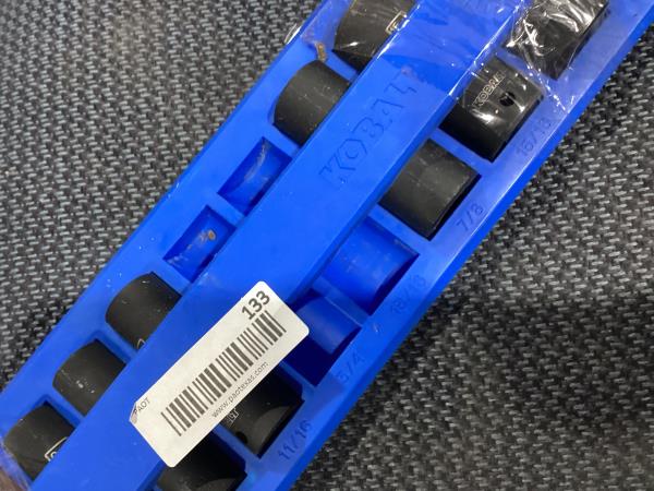 Lot # 133 Kobalt 13Pc Standard Drive 6. Impact Socket Set$85