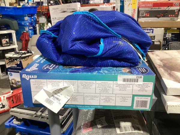 Lot # 2120 Aqua Luxury Pool Lounger, 2-Pack