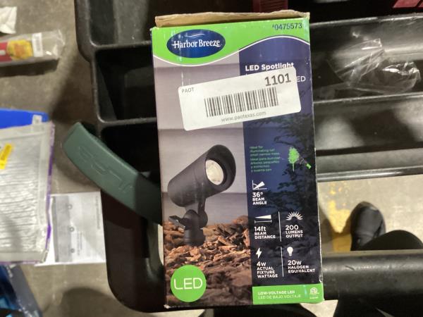 Lot # 1101 Portfolio 175-Lumen 4-Watt LED Spot Light $25