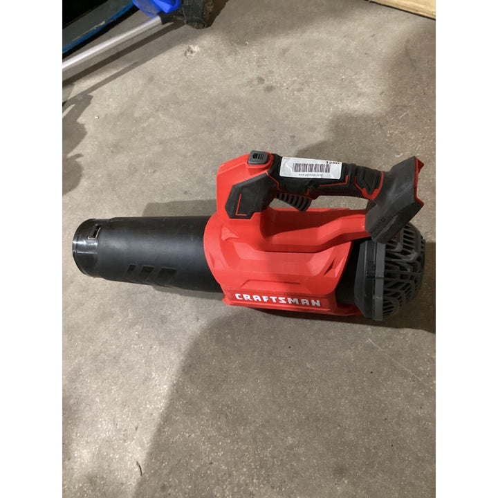 Lot # 1280 CRAFTSMAN CMCBL730 20V MAX Cordless Leaf Blower, Red and Black