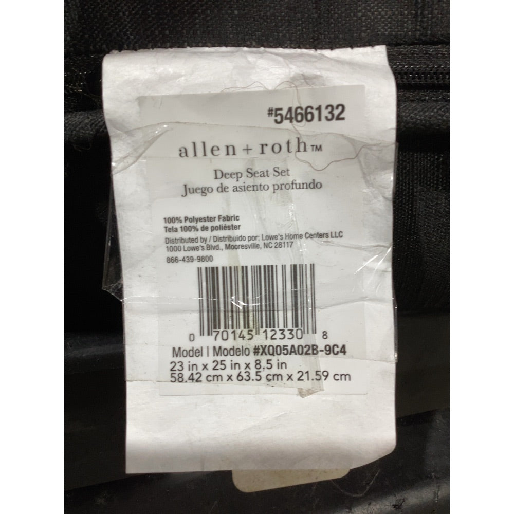 Lot # 1463 allen + roth Seat Patio Chair Cushion $85