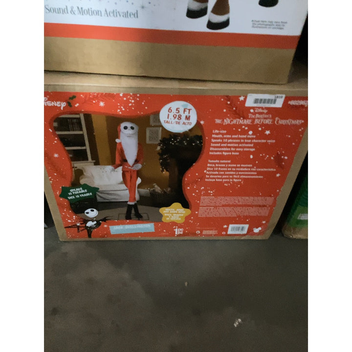 Lot # 1819 Disney Jack Skellington Santa Figure $200.00