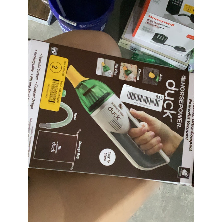 Lot # 815 Horsepower Duck Cordless Vacuum $49.99