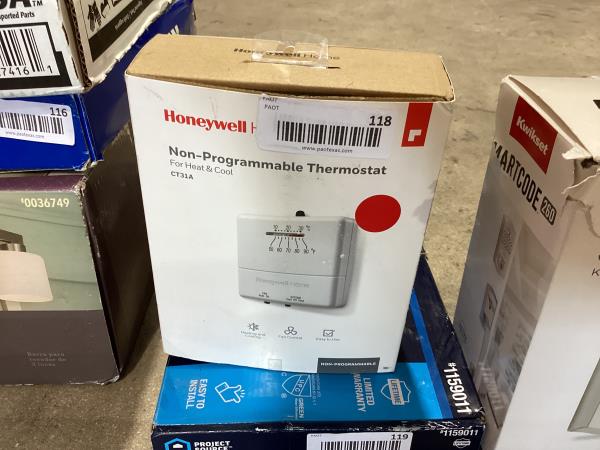 Lot # 118 Honeywell Home Non Programmable Thermostat