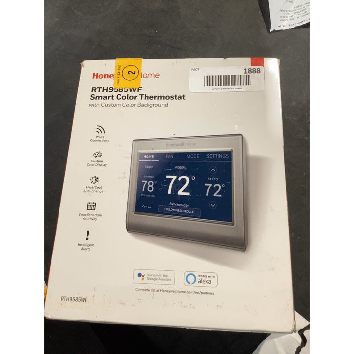 Lot # 1888 Honeywell Thermostat $180.42