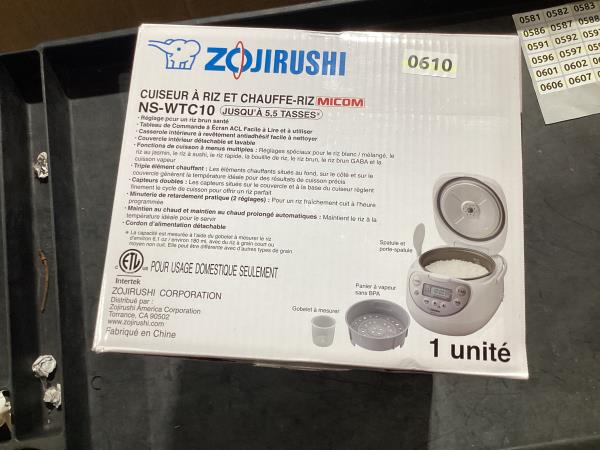 Lot # 1453 Zojirushi Micom Rice Cooker $170.00