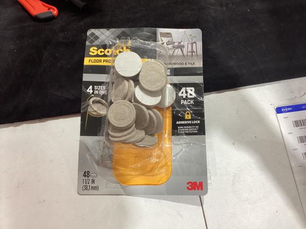 Lot # 61 Scotch 48 Pack Protector Felt Pads Furniture $30