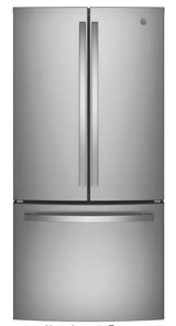 GE 24.8-cu ft French Door Refrigerator with Ice Maker and Water dispenser (Stainless Steel) ENERGY STAR