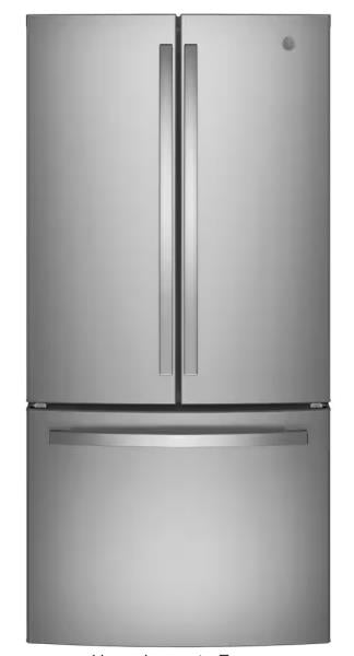 GE 24.8-cu ft French Door Refrigerator with Ice Maker and Water dispenser (Stainless Steel) ENERGY STAR