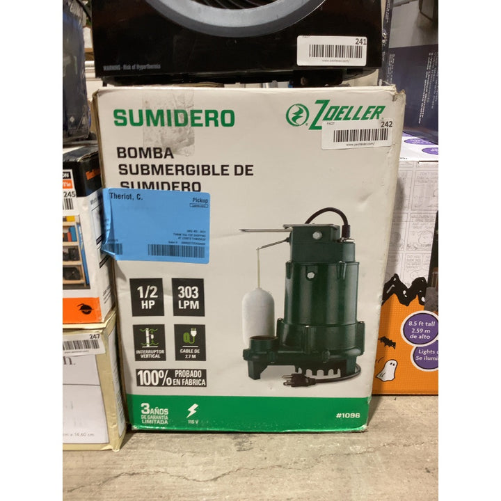 Lot # 242 Zoeller Pro Cast Iron Sump Pump $347
