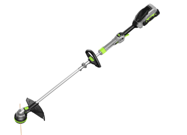 EGO POWERLOAD 56-volt 15-in Split Shaft Battery String Trimmer 2.5 Ah (Battery and Charger Included)