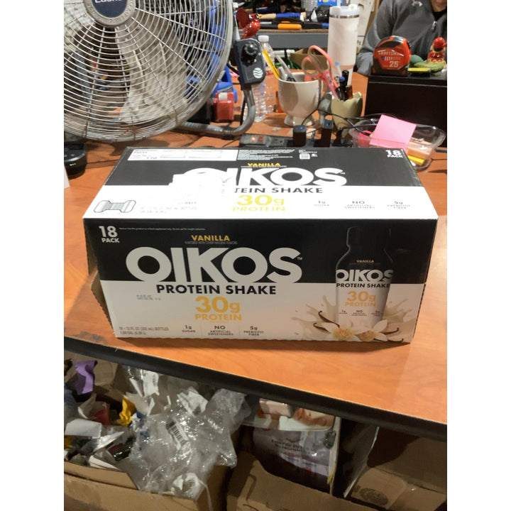 Lot # 823 Oikos Vanilla Protein Shake $15.00