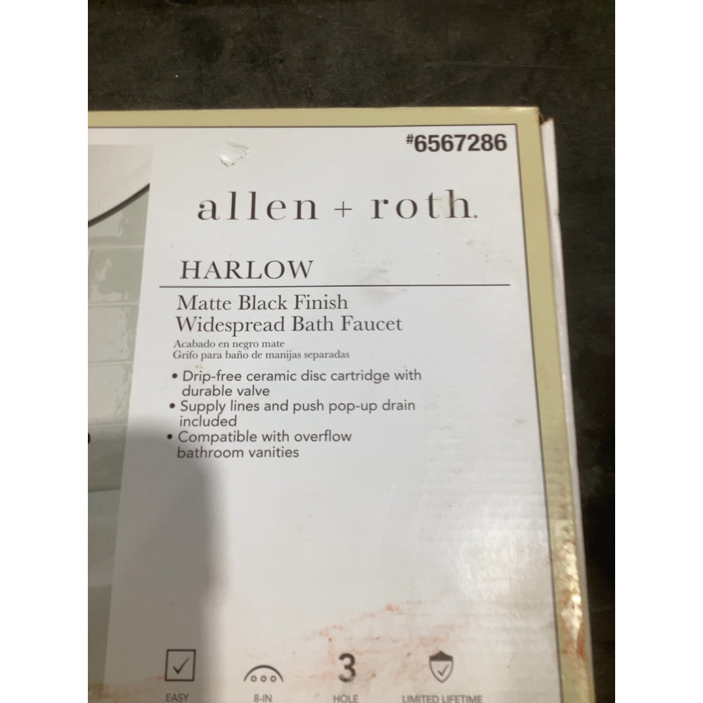 Lot # 1519 allen + roth Bathroom Sink Faucet with Drain $115